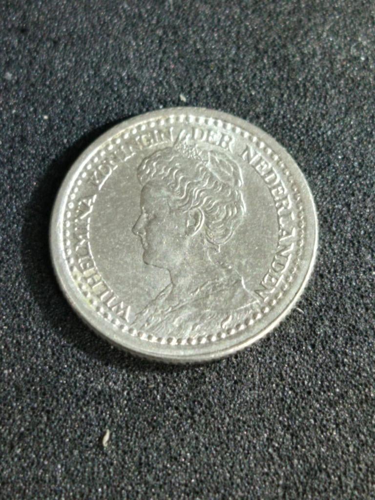 10 cent 1918 Wilhelmina fdc, Postzegels en Munten, Munten | Nederland, Ophalen of Verzenden, Koningin Wilhelmina, 10 cent