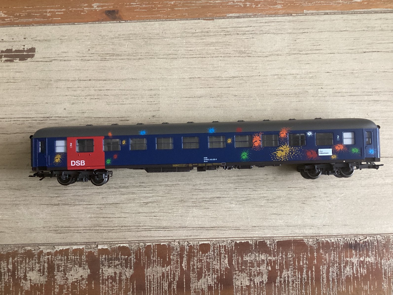 Marklin 4269. DSB  courchette rijtuig met binnenverlichting., Hobby en Vrije tijd, Wisselstroom, Wagon, Ophalen of Verzenden, Zo goed als nieuw