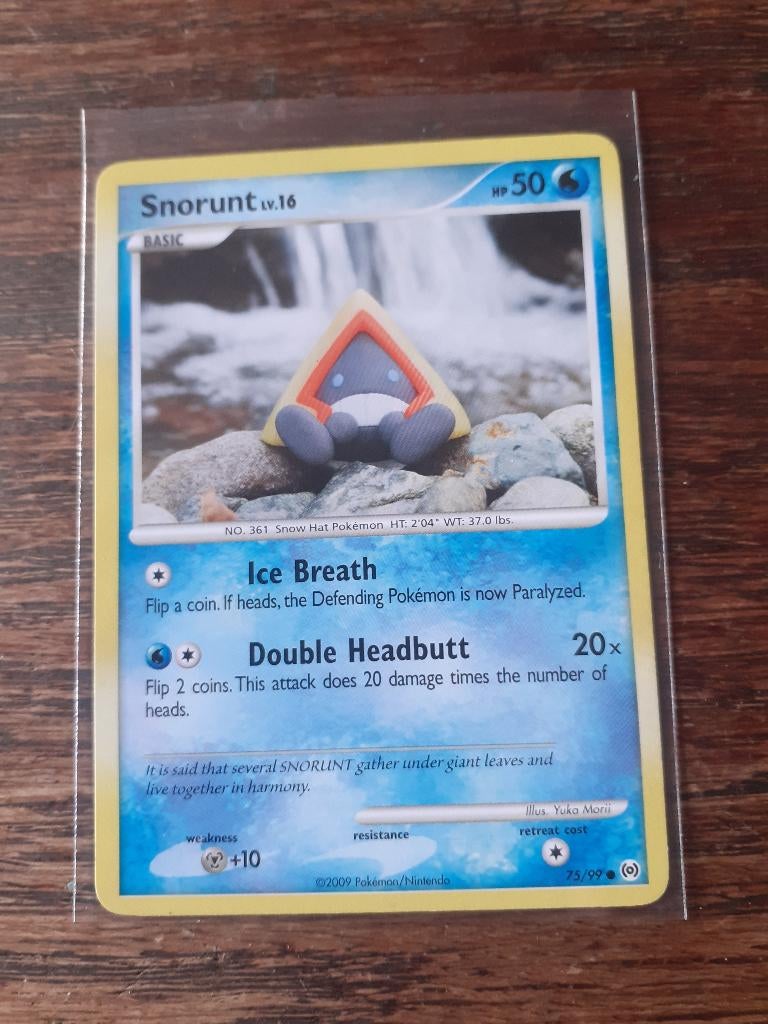 Snorunt 75/99 Platinum Arceus, Ophalen of Verzenden, Zo goed als nieuw, Losse kaart