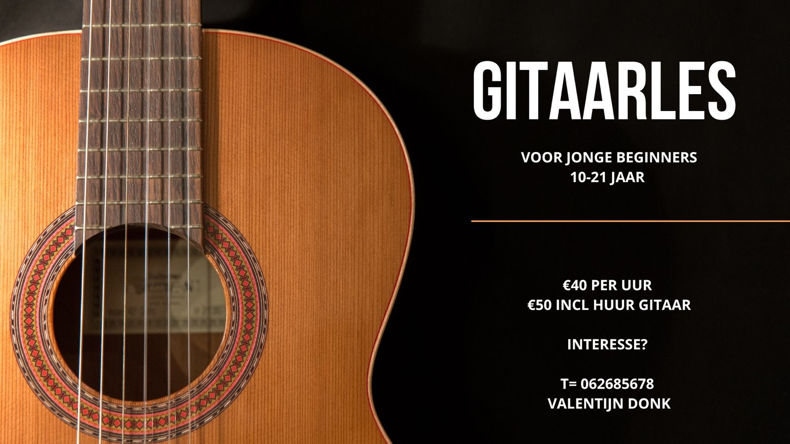 Gitaarles voor beginners Harderwijk, Ophalen, Nieuw