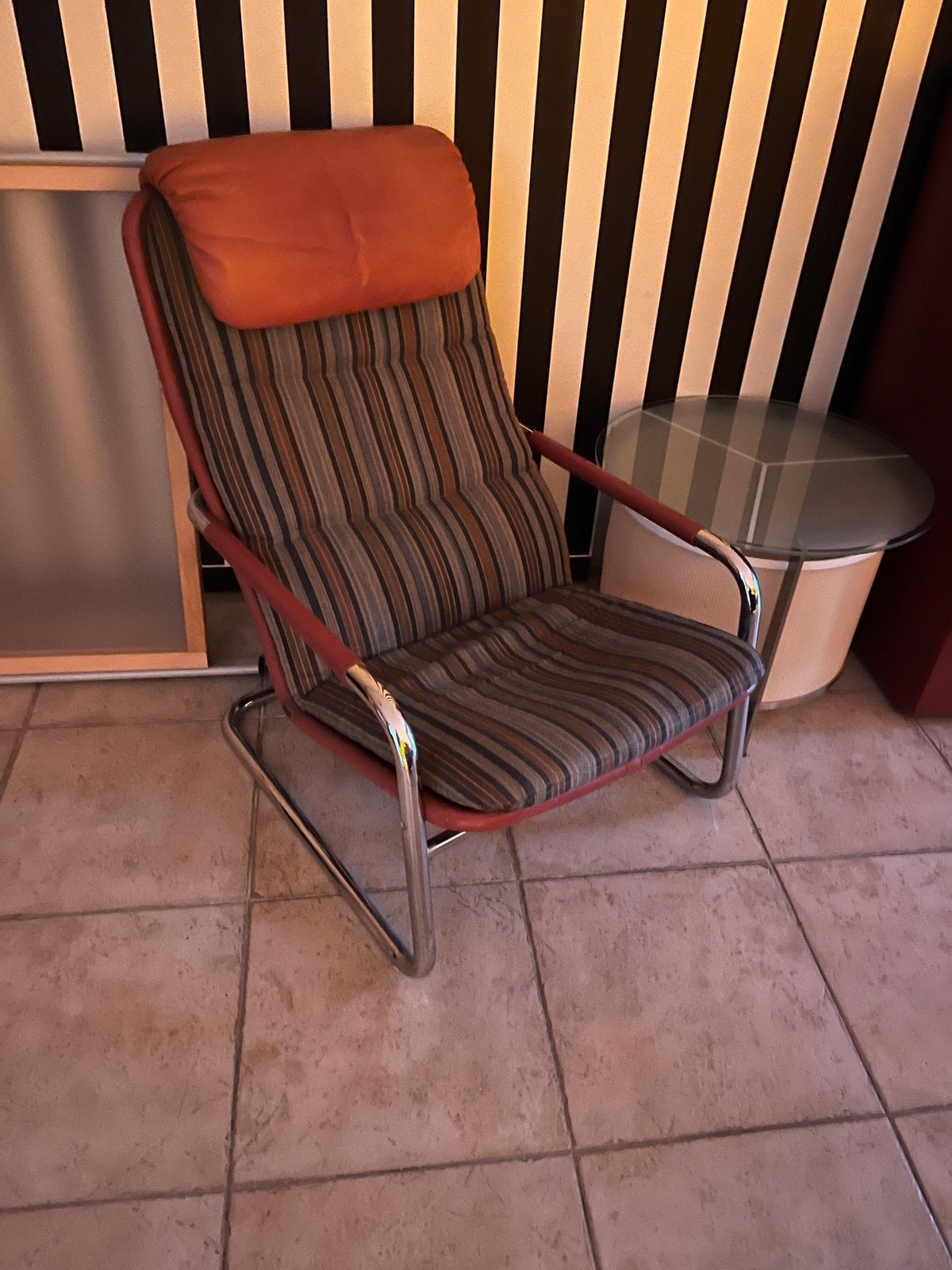 Fauteuil, Huis en Inrichting, Fauteuils, Ophalen, Gebruikt, 75 tot 100 cm, 50 tot 75 cm