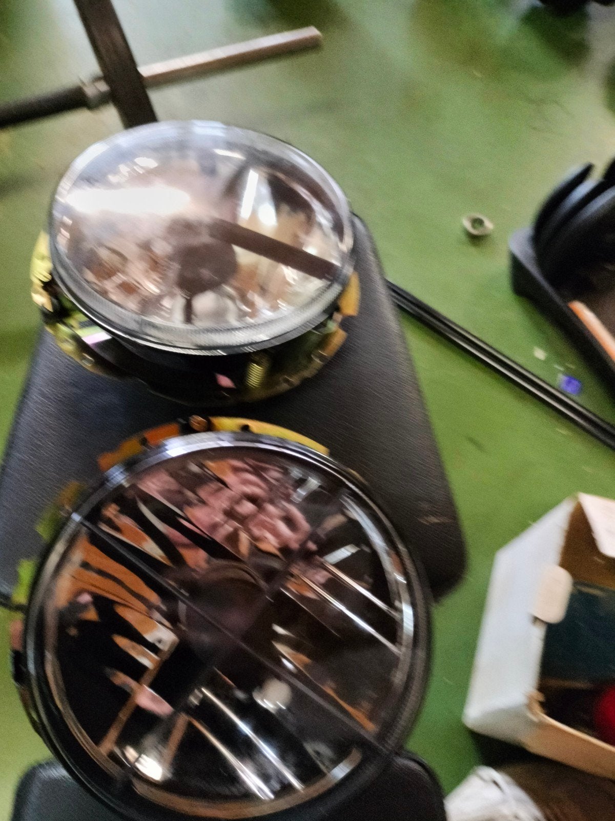 Koplampen helder glas met kruis voor VW Cabrio MK1, Ophalen of Verzenden, Nieuw, Volkswagen