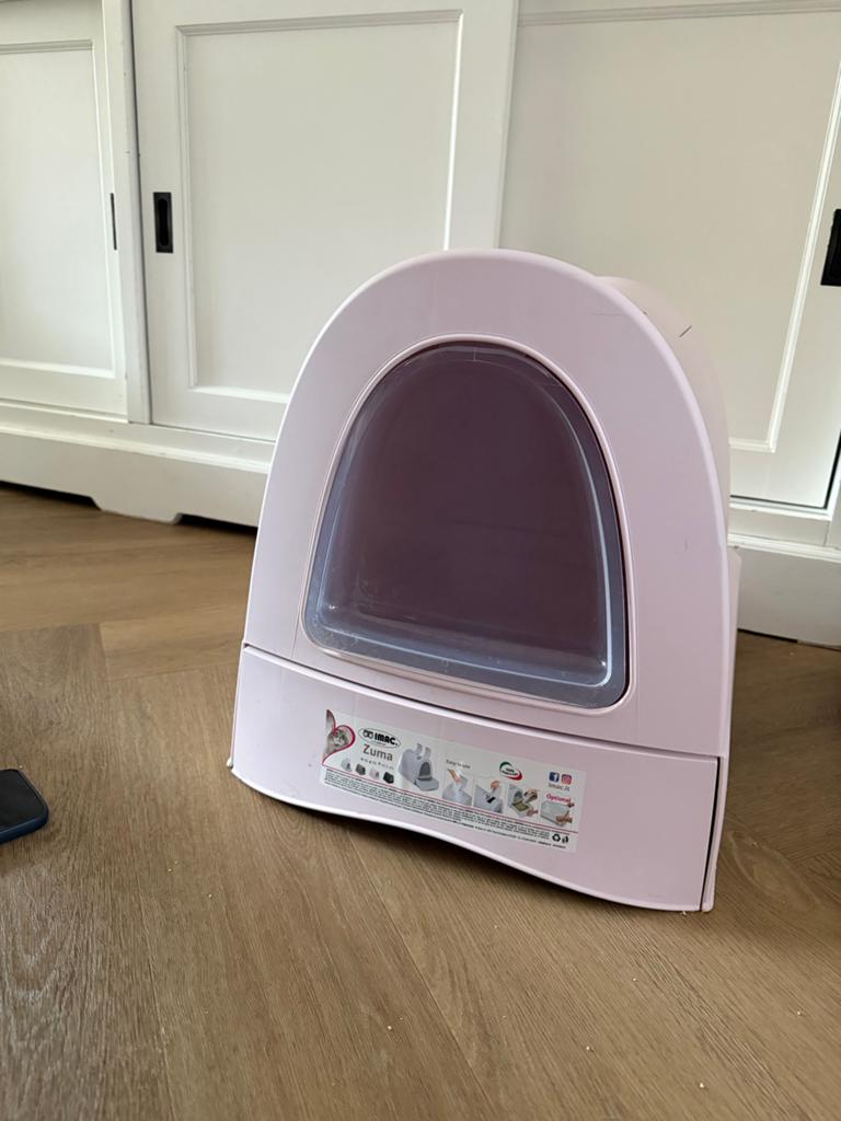 Kattenbak imac zuma roze, Ophalen, Zo goed als nieuw