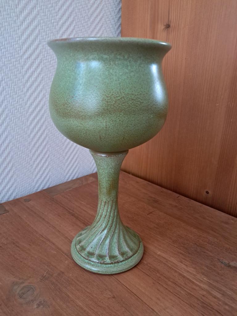 Keramieken plantenstandaard, groen, Ophalen of Verzenden