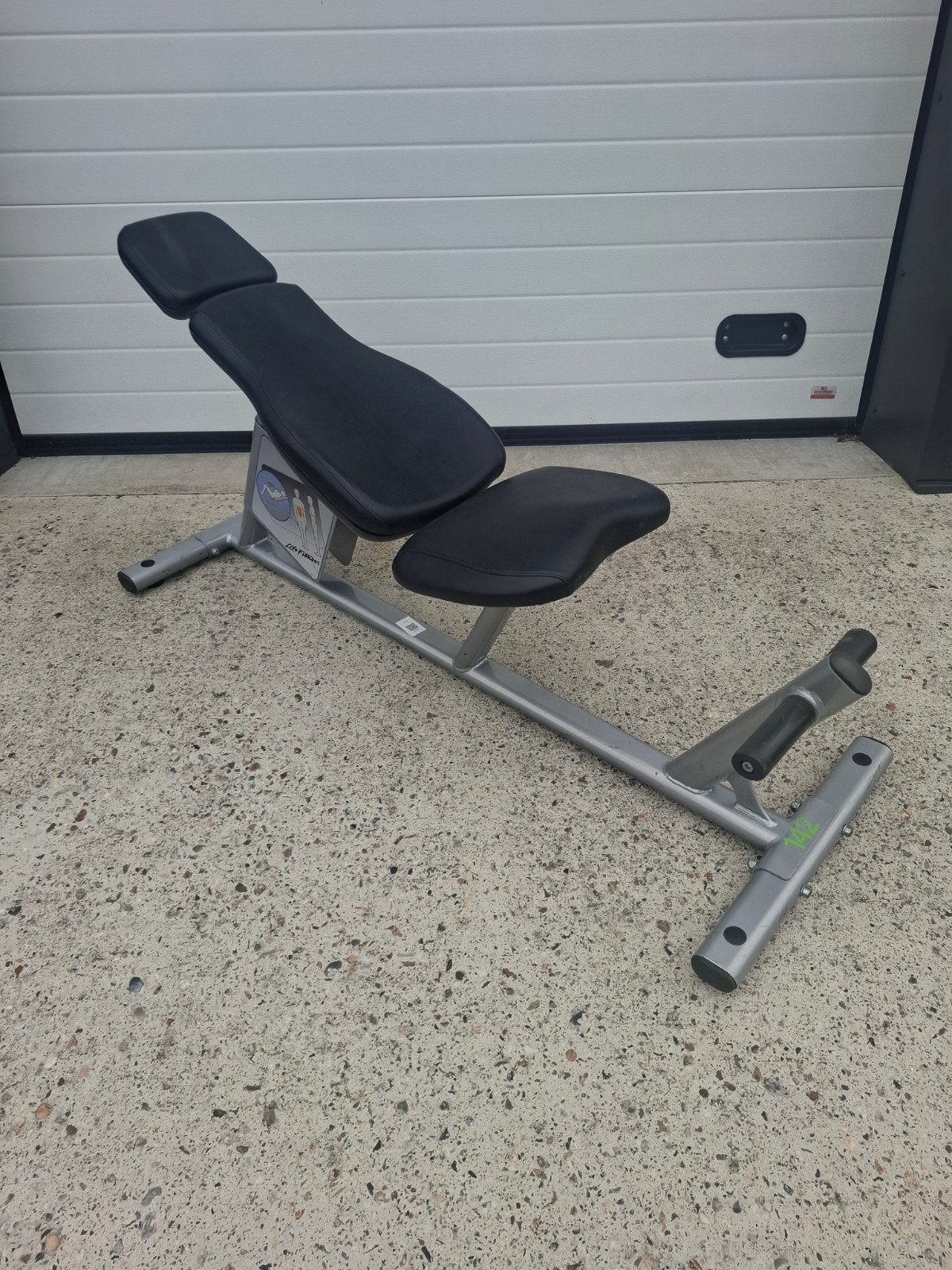 Life fitness bench, Sport en Fitness, Fitnessmaterialen, Ophalen, Gebruikt, Life Fitness, Fitnessbank