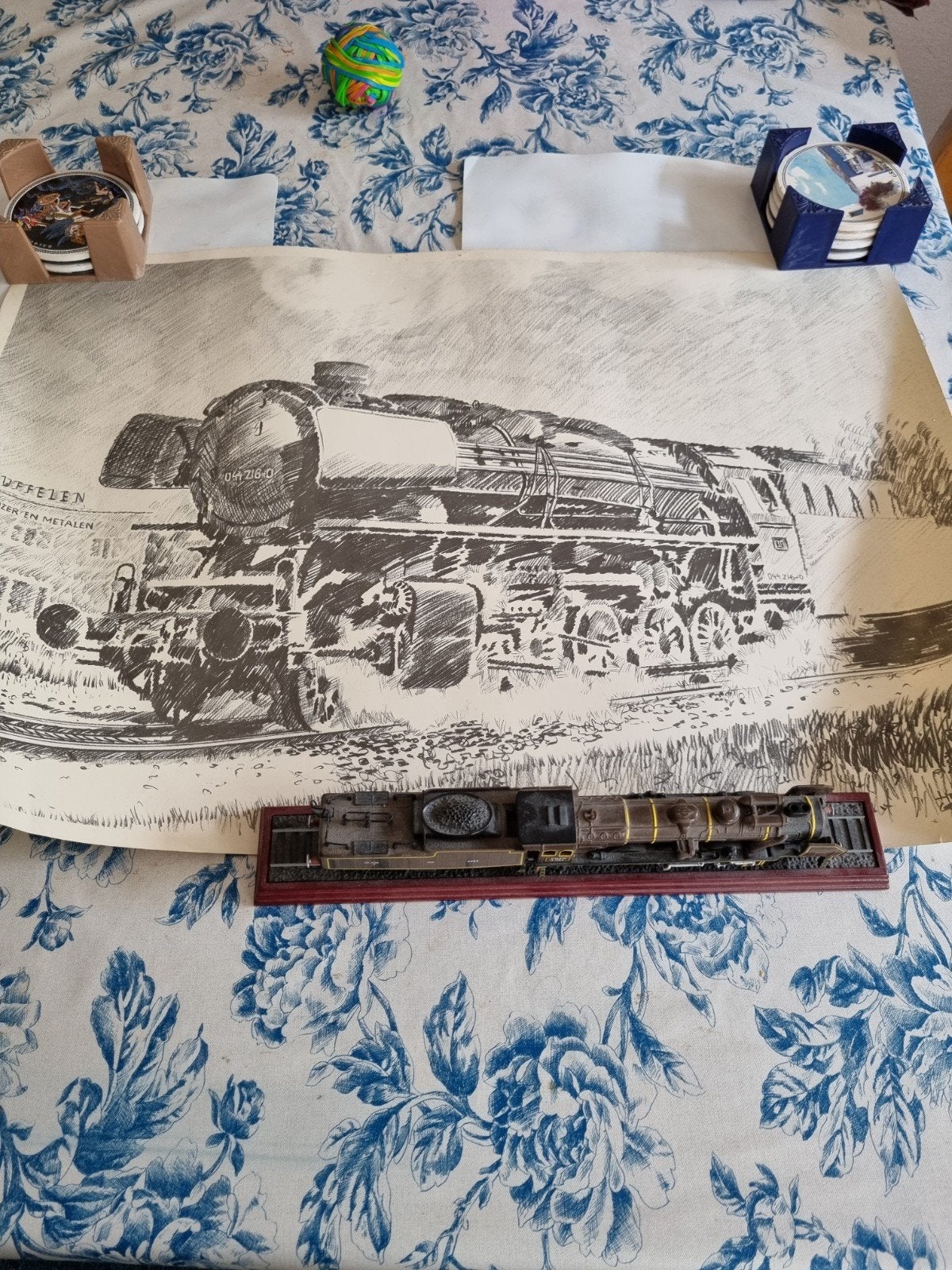 Ex Deutsche Bundesbahn: stoomlocomotief 044 216-0, Ophalen of Verzenden, Gebruikt, Trein