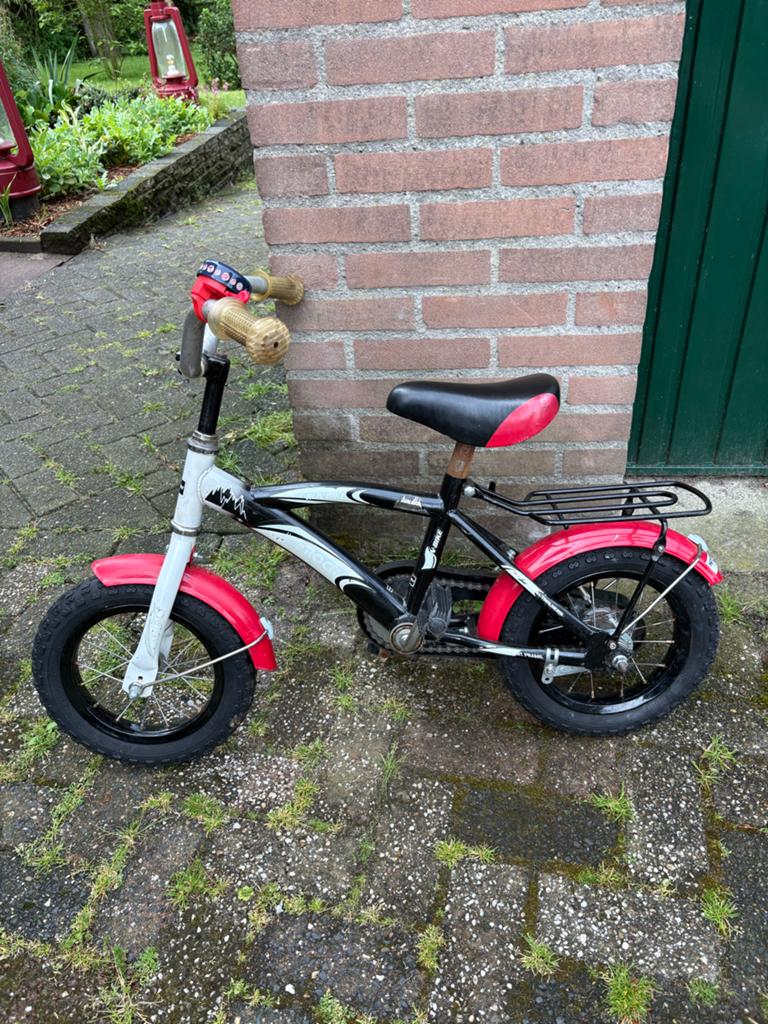 Fiets Run&Bike 12 inch - Prima eerste fietsje, Ophalen, Gebruikt, Terugtraprem, 14 inch of minder
