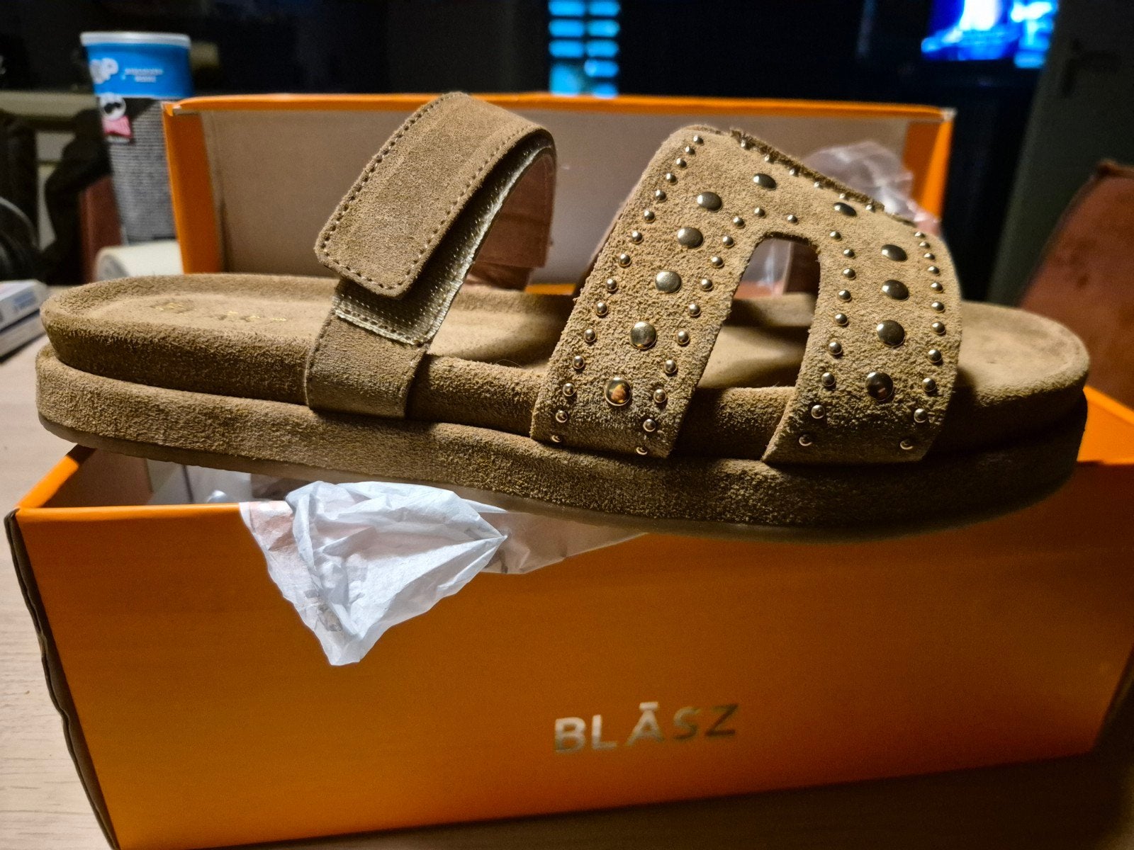 Blāsz slippers beige maat 41 nieuw!, Blāsz, Beige, Nieuw, Ophalen of Verzenden