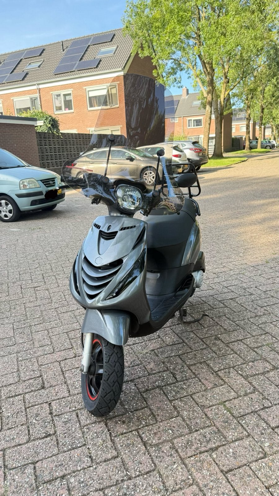 Agaatgrijze Piaggio Zip | 2020 snorfiets, Ophalen, Gebruikt, Zip, Benzine