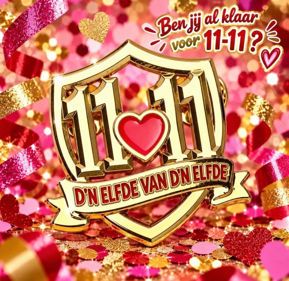 Elluf Elluf Pin Carnaval Brabant Oeteldonk, Hobby en Vrije tijd, Verzenden, Nieuw, Versiering, Carnaval