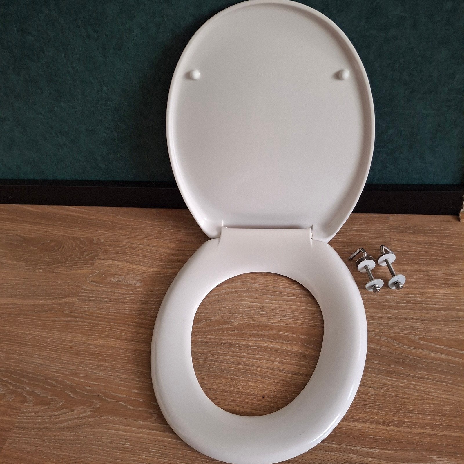 2 x Ridder WC bril top( verhoger), Ophalen, Wit
