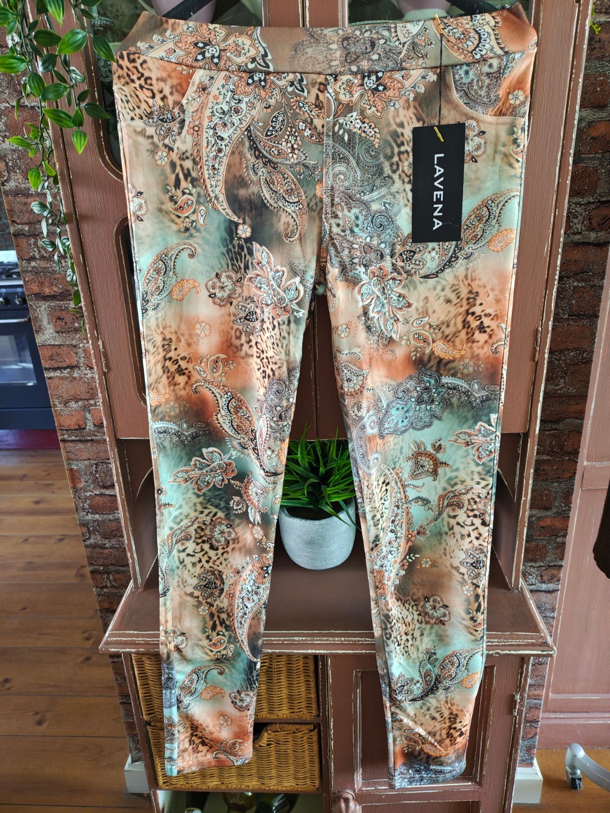 broek legging m l, Ophalen of Verzenden, Zo goed als nieuw, Meerkleurig, Lang