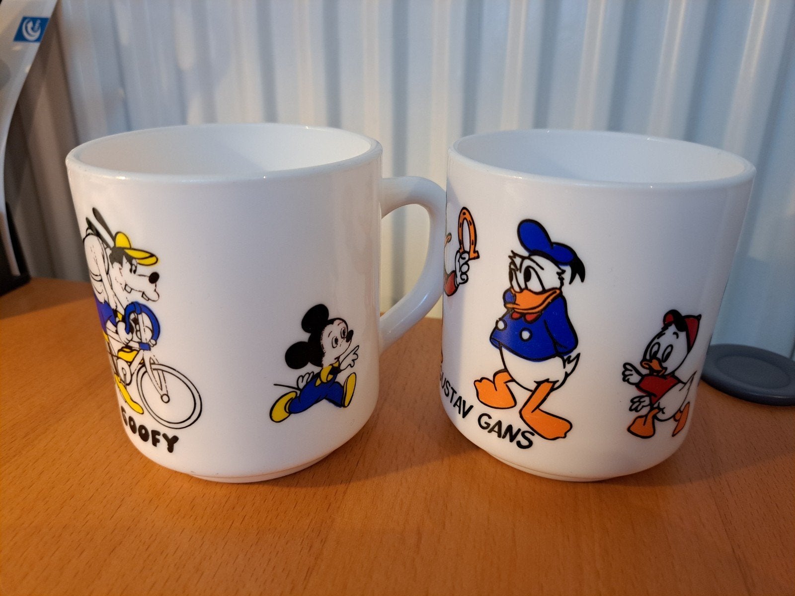 Arcopal France Disney mokken - Donald Duck, Goofy, Pluto, Ophalen of Verzenden, Donald Duck, Gebruikt, Servies