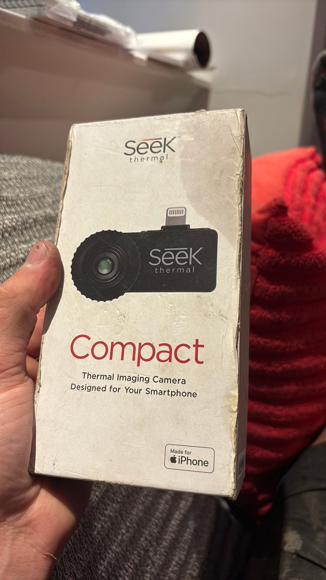 Seek Thermal Compact warmtebeeldcamera voor iPhone, Compact, Ophalen of Verzenden, Zo goed als nieuw, Overige Merken