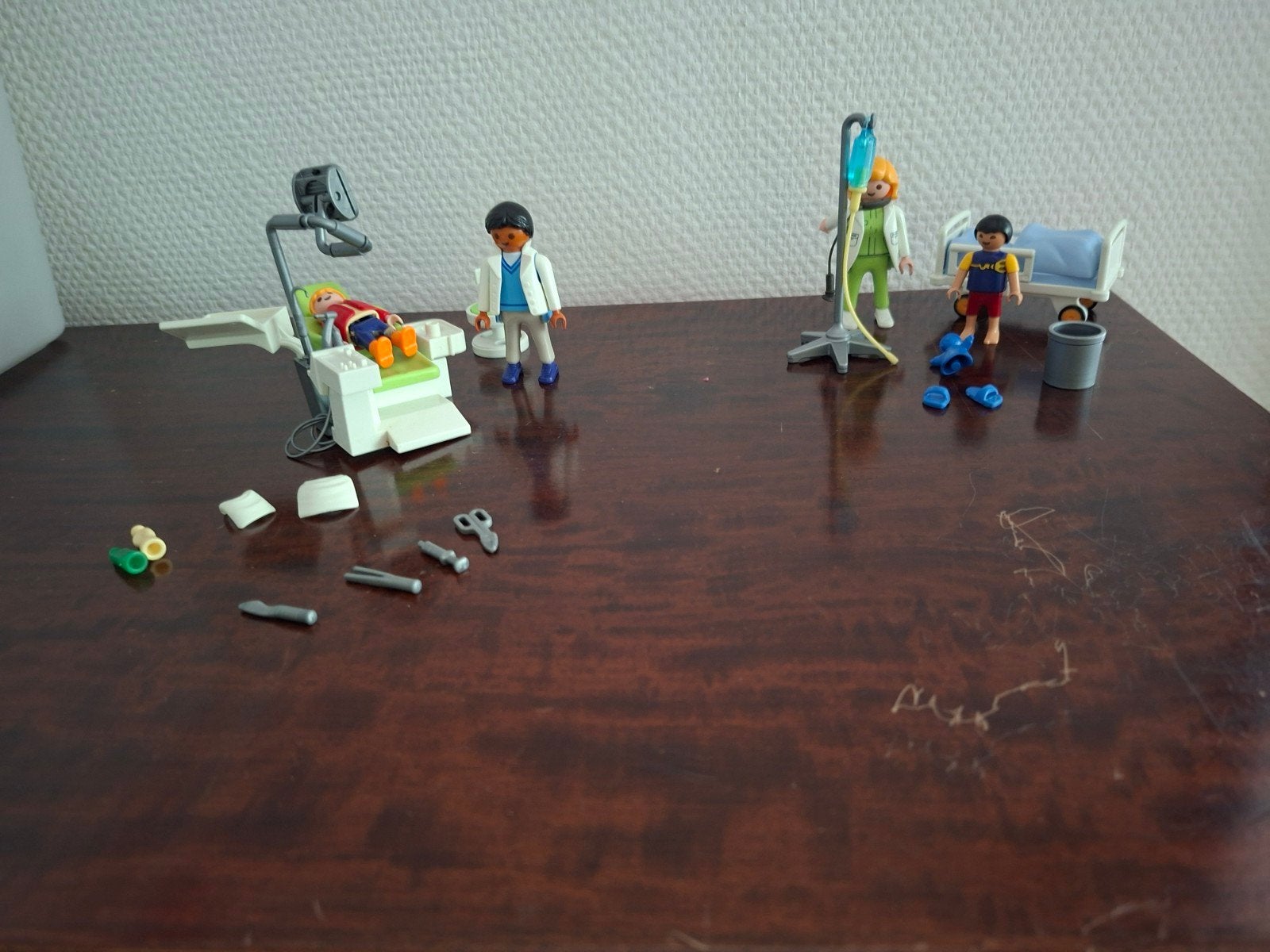 Playmobil ziekenhuis en tandartsset, Ophalen, Gebruikt, Complete set, Overige typen