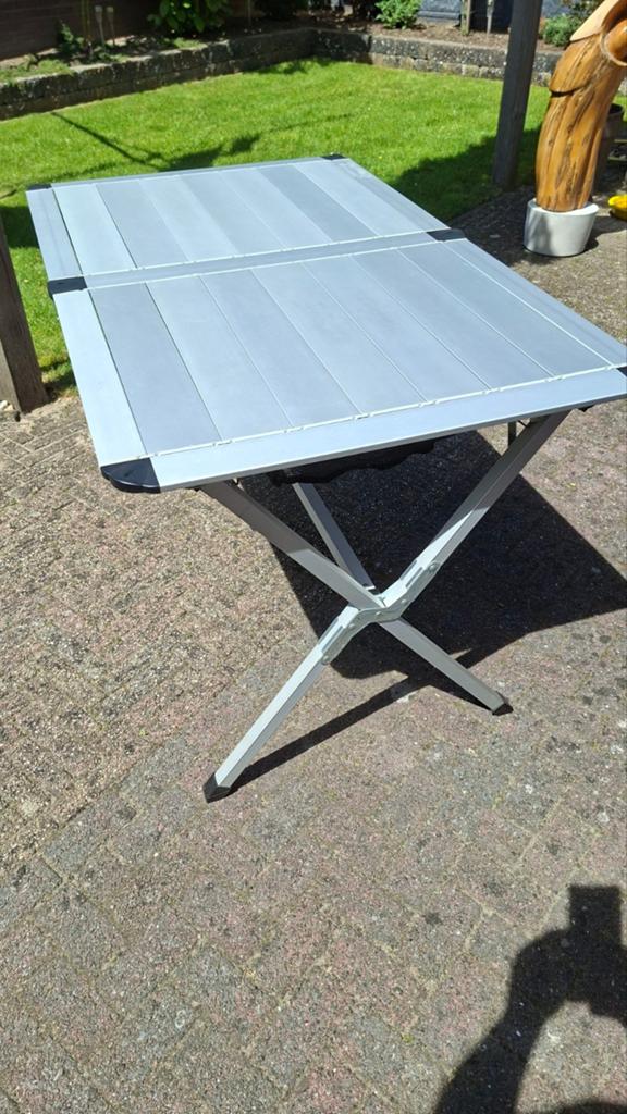 Lichtgewicht aluminium campingtafel Travel met opbergtas, Caravans en Kamperen, Ophalen