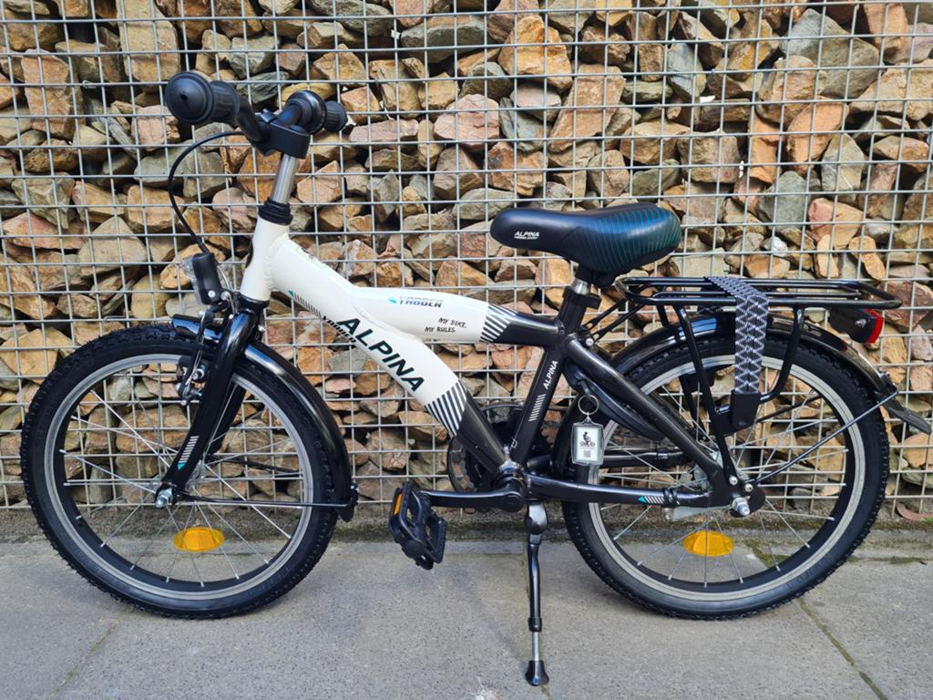 Zgan 18" Alpina Yabber jongensfiets nagekeken (oa nw banden), Ophalen, Terugtraprem, Alpina, 20 inch