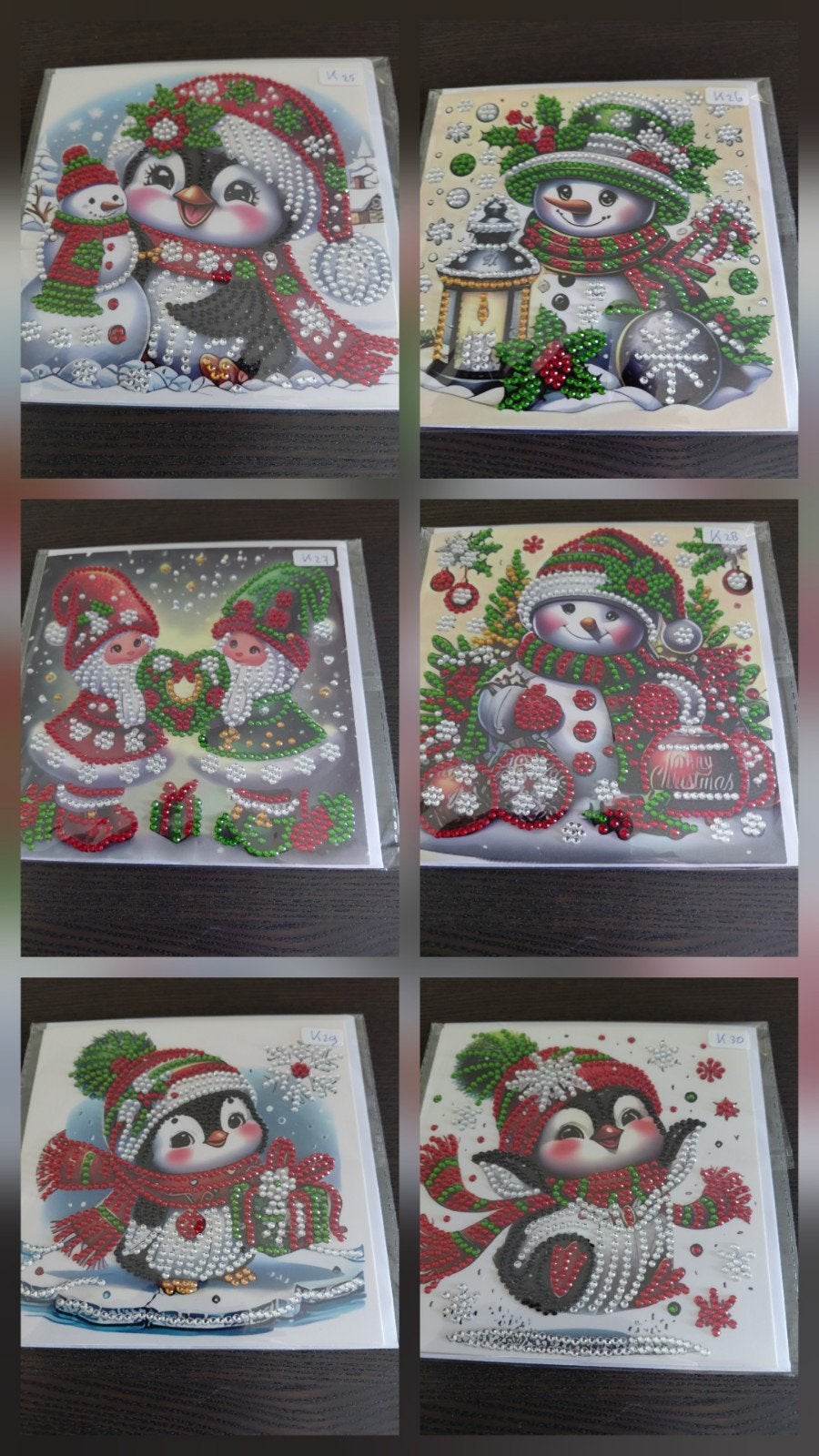 Diamond painting kerstkaart, Ophalen, Nieuw, Kerst