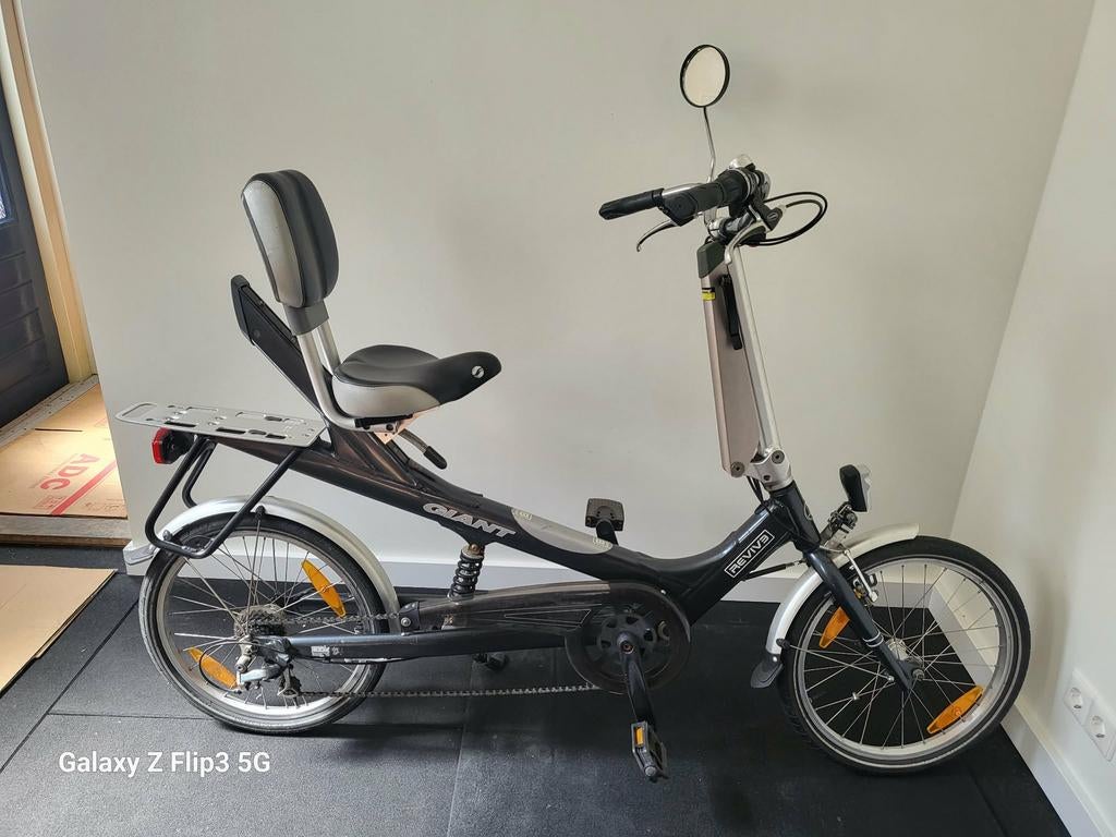 Giant Revive comfort fiets met rugsteun lage instap, Ophalen of Verzenden, Gebruikt, 20 inch of meer, Versnellingen