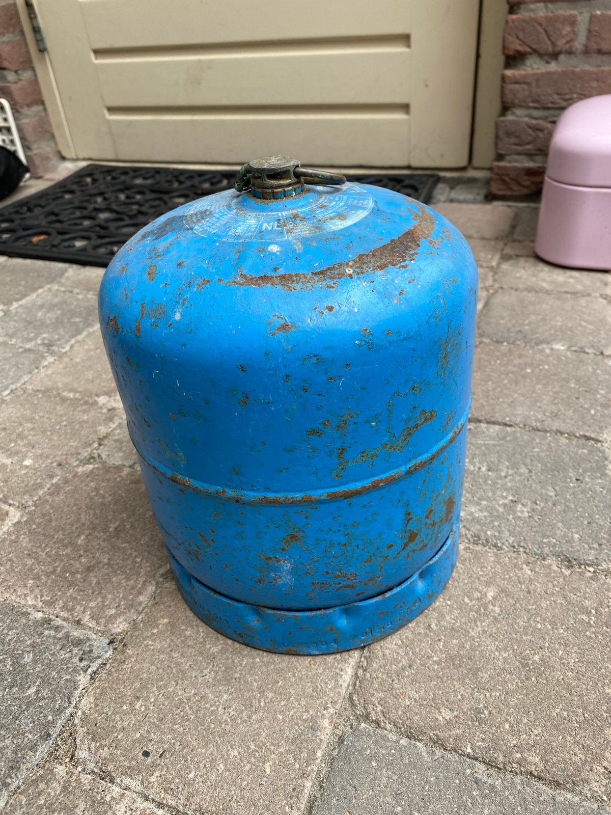 Campingaz gasfles 907 (Leeg statiegeld fles), Ophalen, Gebruikt