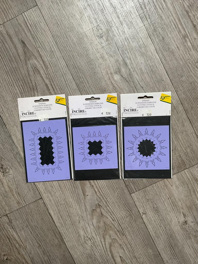 3 stuks Incire mallen van Avec, Ophalen of Verzenden, Nieuw, Knutselmateriaal