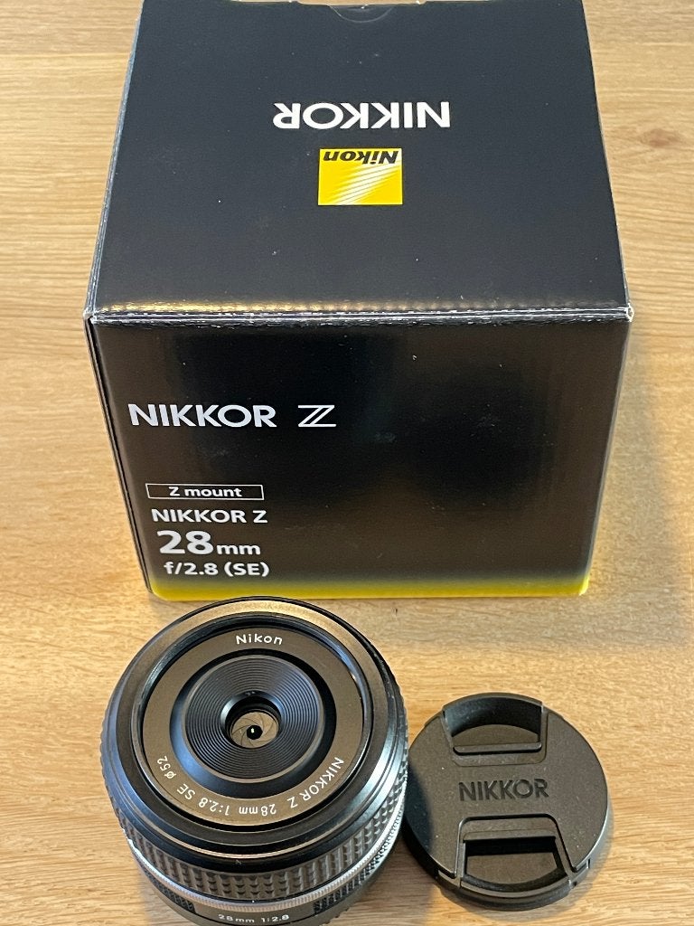 Nikon Nikkor 28mm f2.8 SE Z mount, Ophalen, Zo goed als nieuw, Groothoeklens