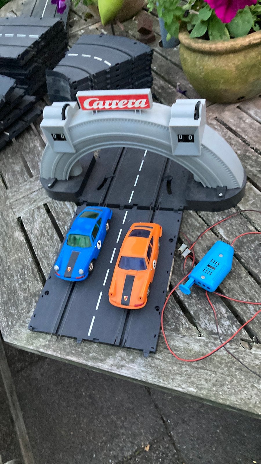 Porsche Carrera racebaan vintage, Ophalen of Verzenden, Gebruikt