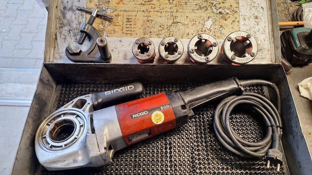 Ridgid 600 Draadsnijtang draadsnijmachine draadsnijder, ., Ophalen of Verzenden, Zo goed als nieuw, .