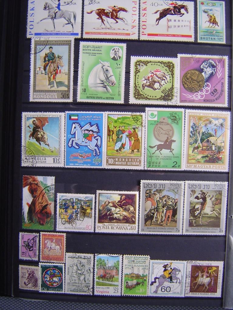 Paarden 60 postzegels, Ophalen of Verzenden, Dier of Natuur