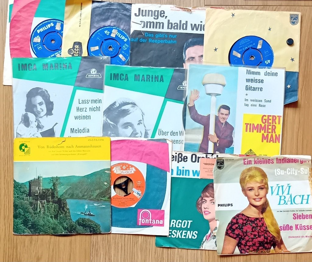 Singles diverse Duitstalig, Gebruikt, 7 inch, Overige typen, Schlager