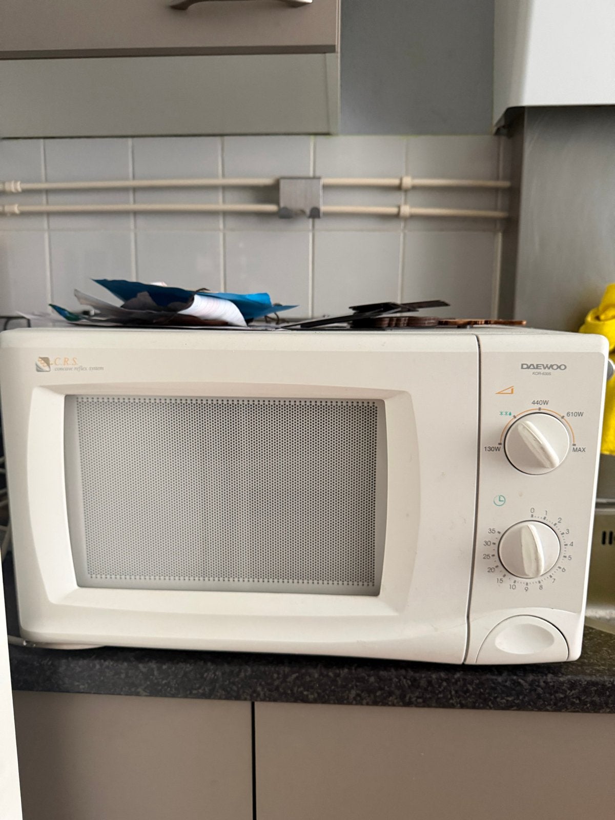 Daewoo Magnetron - Gebruikt maar werkt perfect, Witgoed en Apparatuur, Gebruikt, Ophalen of Verzenden, Magnetron, Draaiplateau