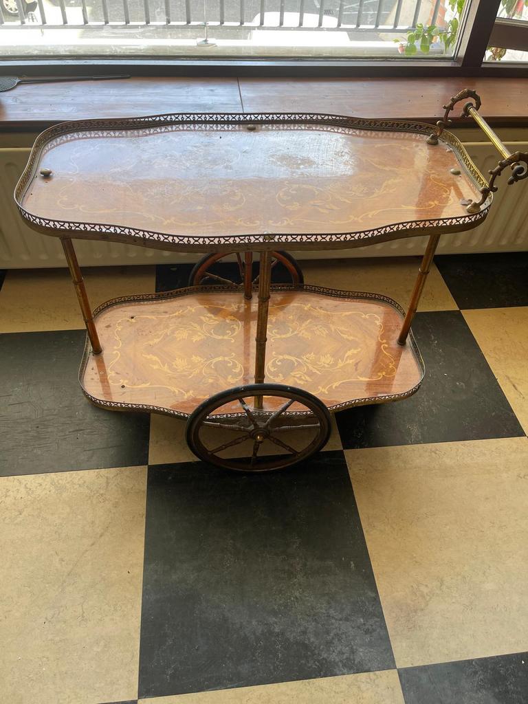 Vintage theewagen, Ophalen of Verzenden