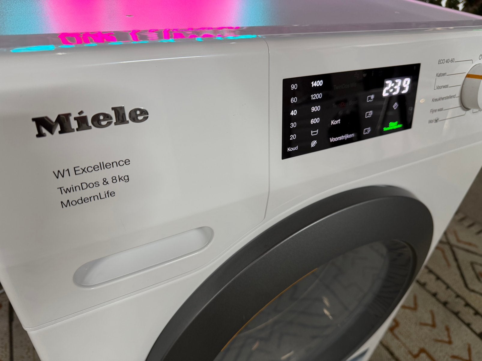 Foto 6 van Miele W1 TwinDos WiFi 8kg Wasmachine (Gratis Bezorgen)