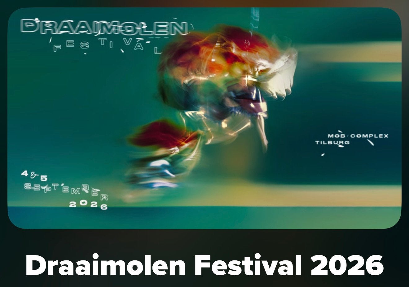Draaimolen festival 5 september, Computers en Software, Ontwerp- en Bewerkingssoftware, Ophalen of Verzenden, Zo goed als nieuw