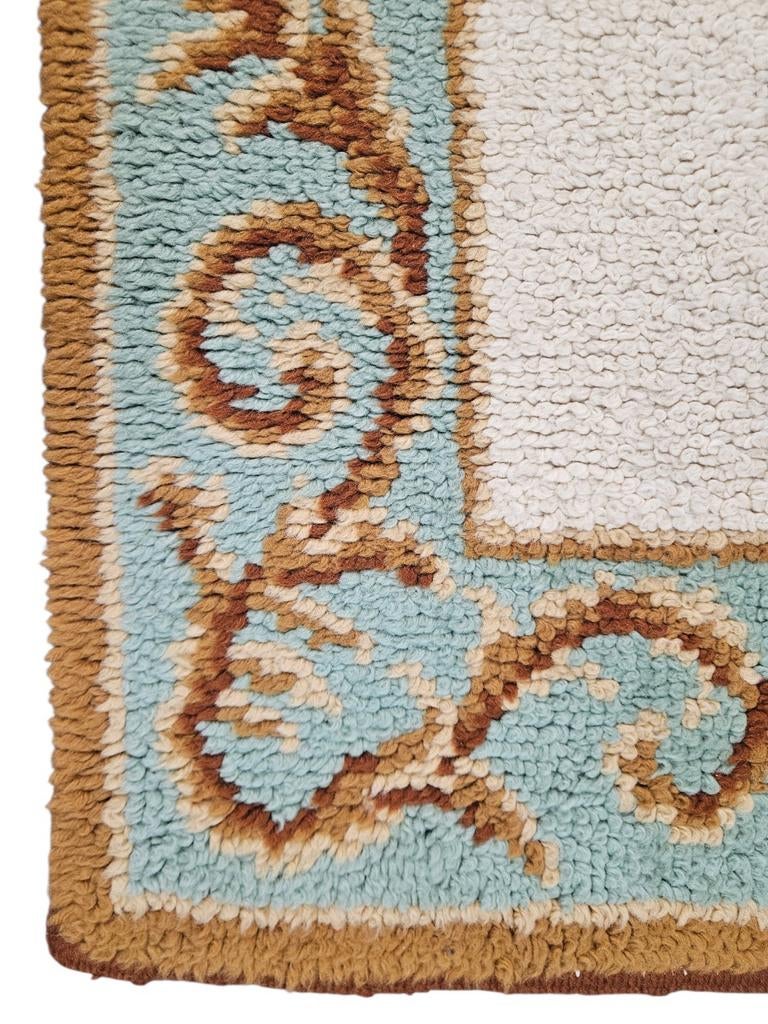Handgemaakt vintage oosters wol Smyrna tapijt Retro 68x135cm, Huis en Inrichting, Stoffering | Tapijten en Kleden, 100 tot 150 cm