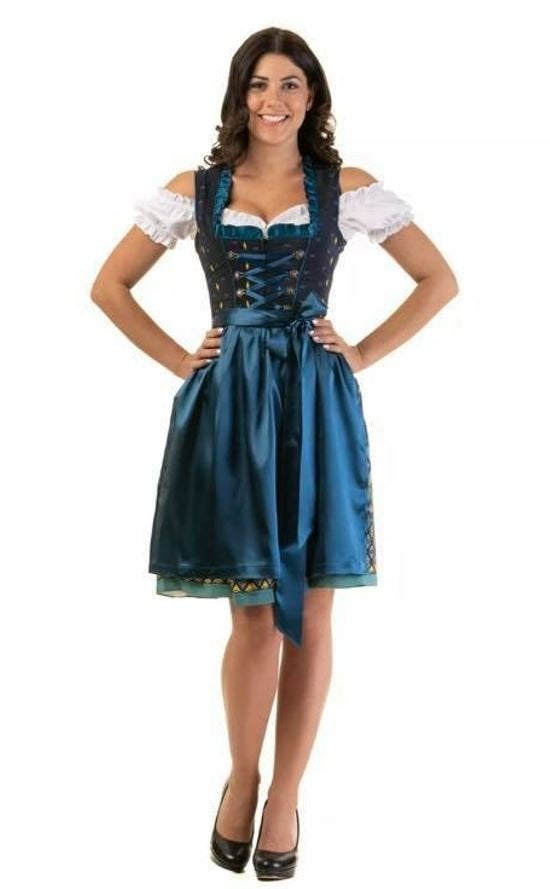 3-delige katoenen dirndl maat 34  NIEUW, Carnaval, Nieuw, Ophalen of Verzenden, Kleding