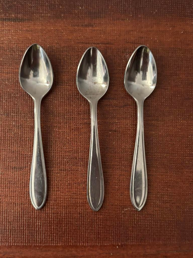 3 x puntfilet advocaat lepeltjes, Ophalen of Verzenden