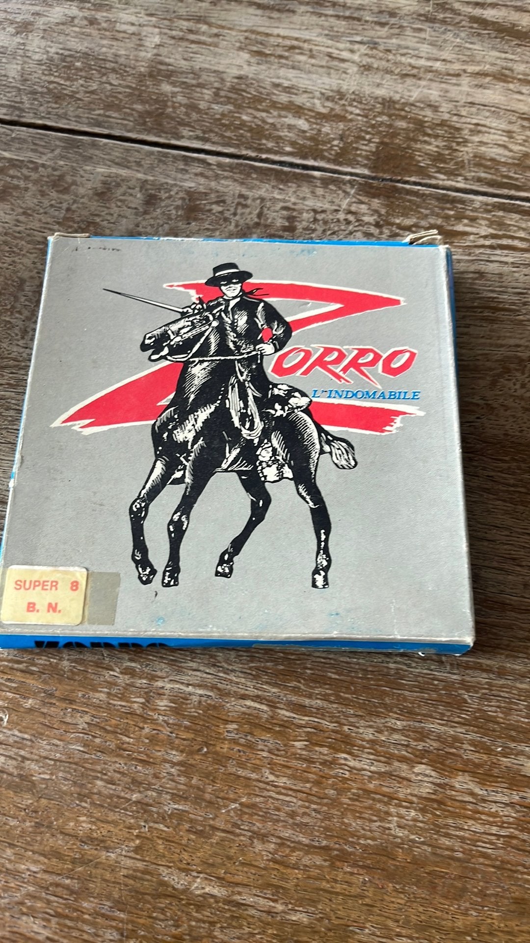 Super 8 fim in zwart / wit jaren 70 Zorro