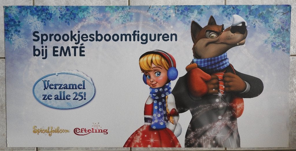 Efteling reclame platen, Ophalen, Zo goed als nieuw, Overige typen