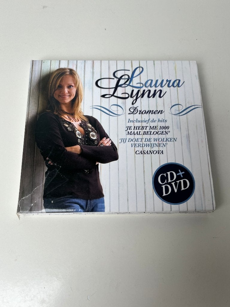 Laura Lynn -  Dromen CD en DVD, Ophalen of Verzenden, Zo goed als nieuw, Levenslied of Smartlap