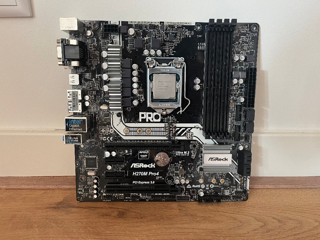 Garantie! ~ Intel i7-7700 + ASRock H270M PRO4 Moederbord, Halderhof 16, 6721 XR BENNEKOM, LGA 1151, DDR4, Ophalen of Verzenden