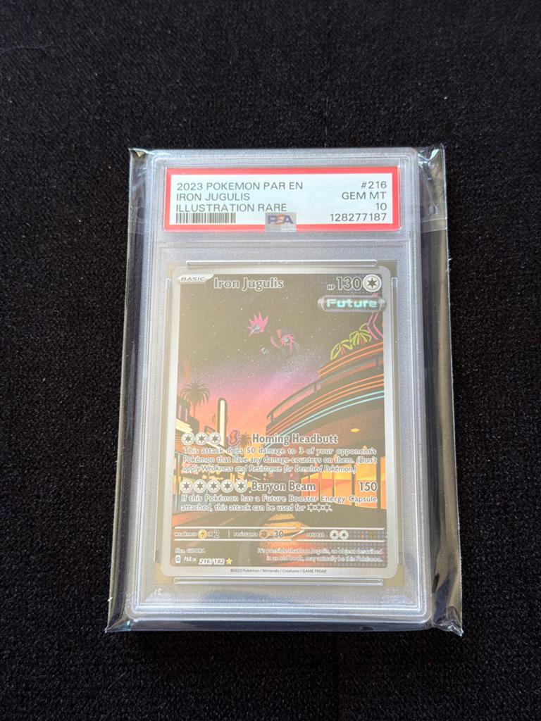 Iron Jugulis #216 GEM MT 10 - Pokémon Kaart, Ophalen of Verzenden, Nieuw, Losse kaart