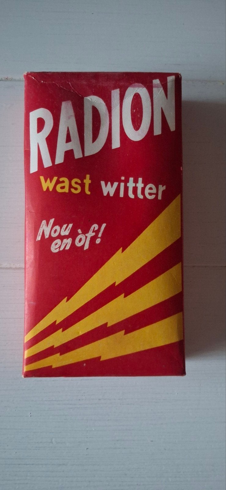 2 stuks Radion waspoeder pak - Vintage wasmiddel, Verzamelen, Ophalen of Verzenden, Nieuw