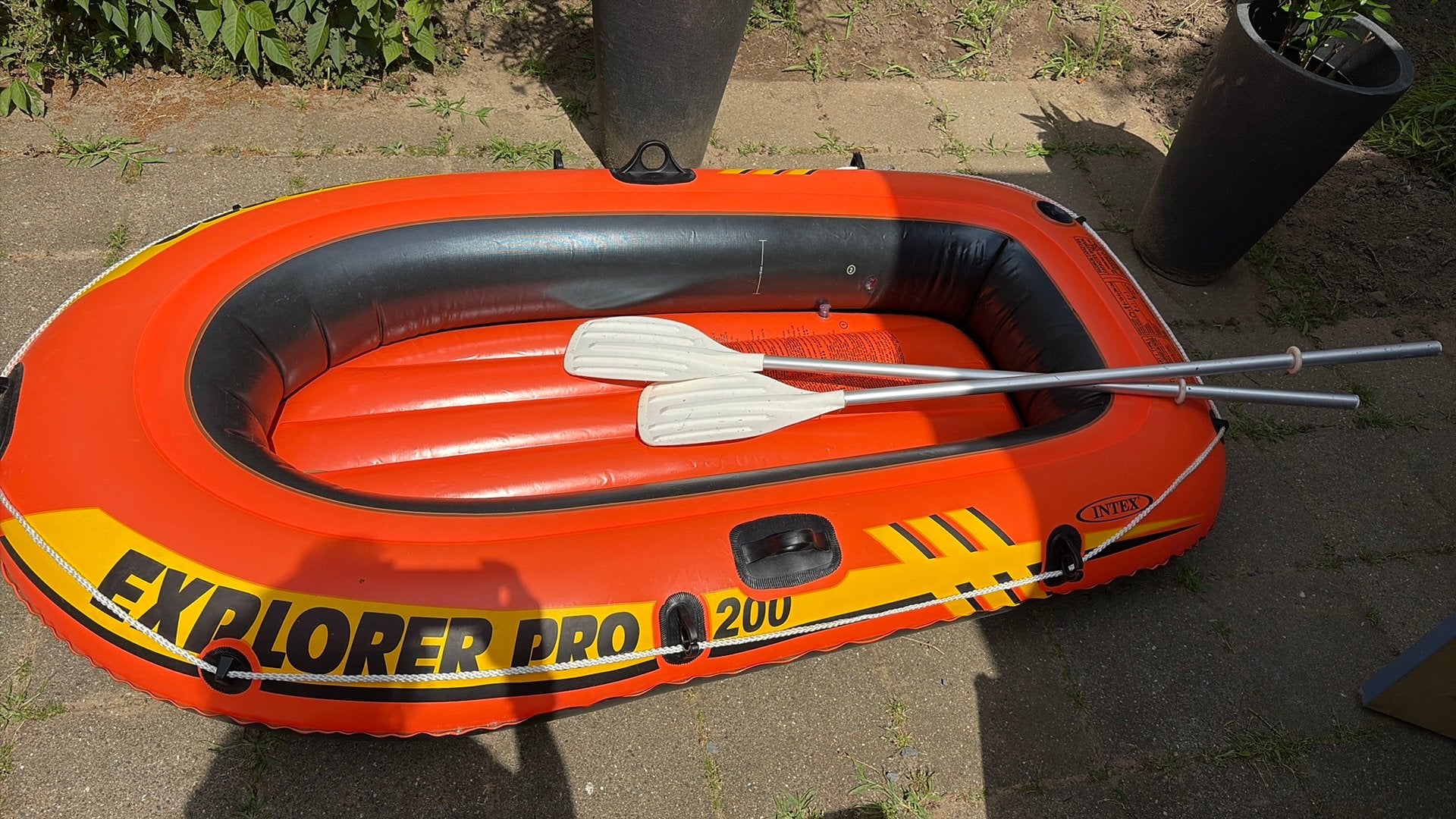 Opblaasbare boot 2 personen, Watersport en Boten, Kano's, Ophalen, Zo goed als nieuw, Twee personen, Overige typen