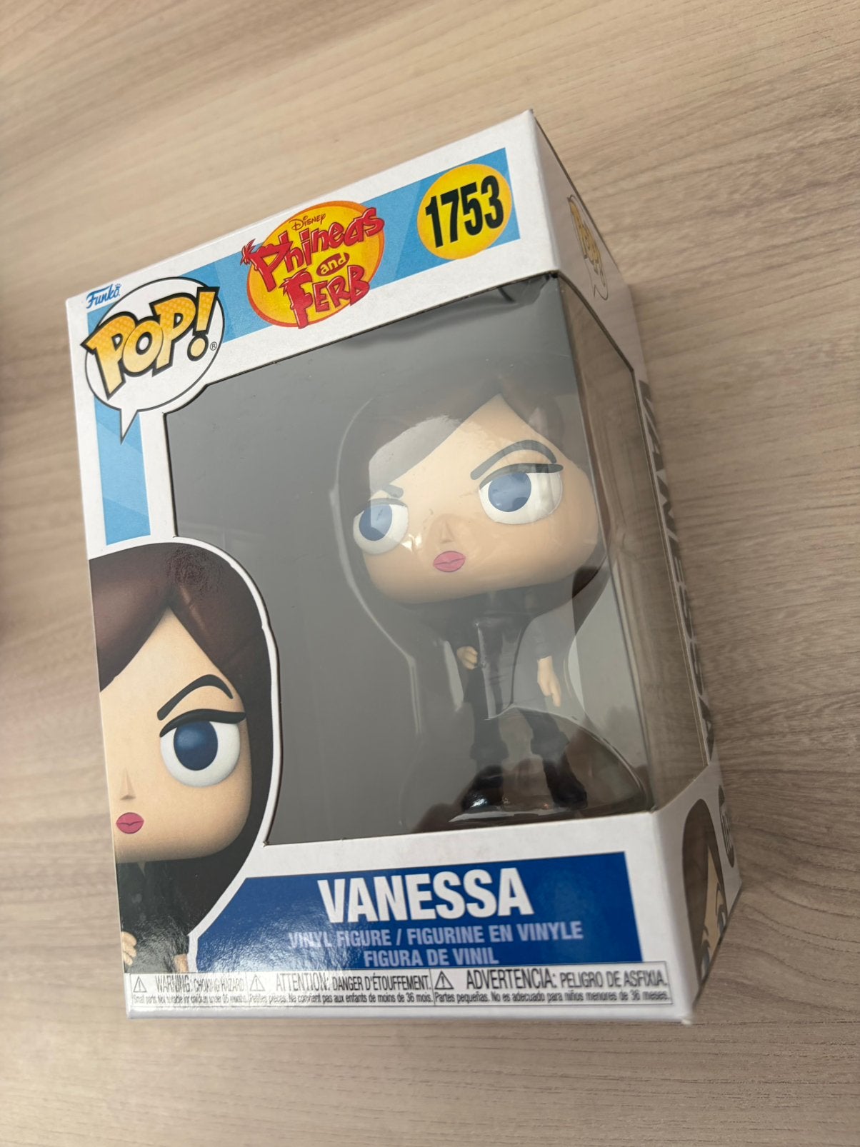 Funko Pop! Disney Phineas and Ferb – Vanessa #1753, Funko Europe, Ophalen of Verzenden, Zo goed als nieuw, 4th floor, 1 Queen Caroline St, London W6 9YN, Verenigd Koninkrijk