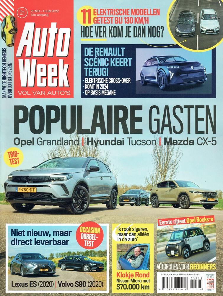 Autoweek 2022 nr. 21 (o.a. Hyundai Tucson & Opel Grandland), Verzenden, Gelezen, Algemeen