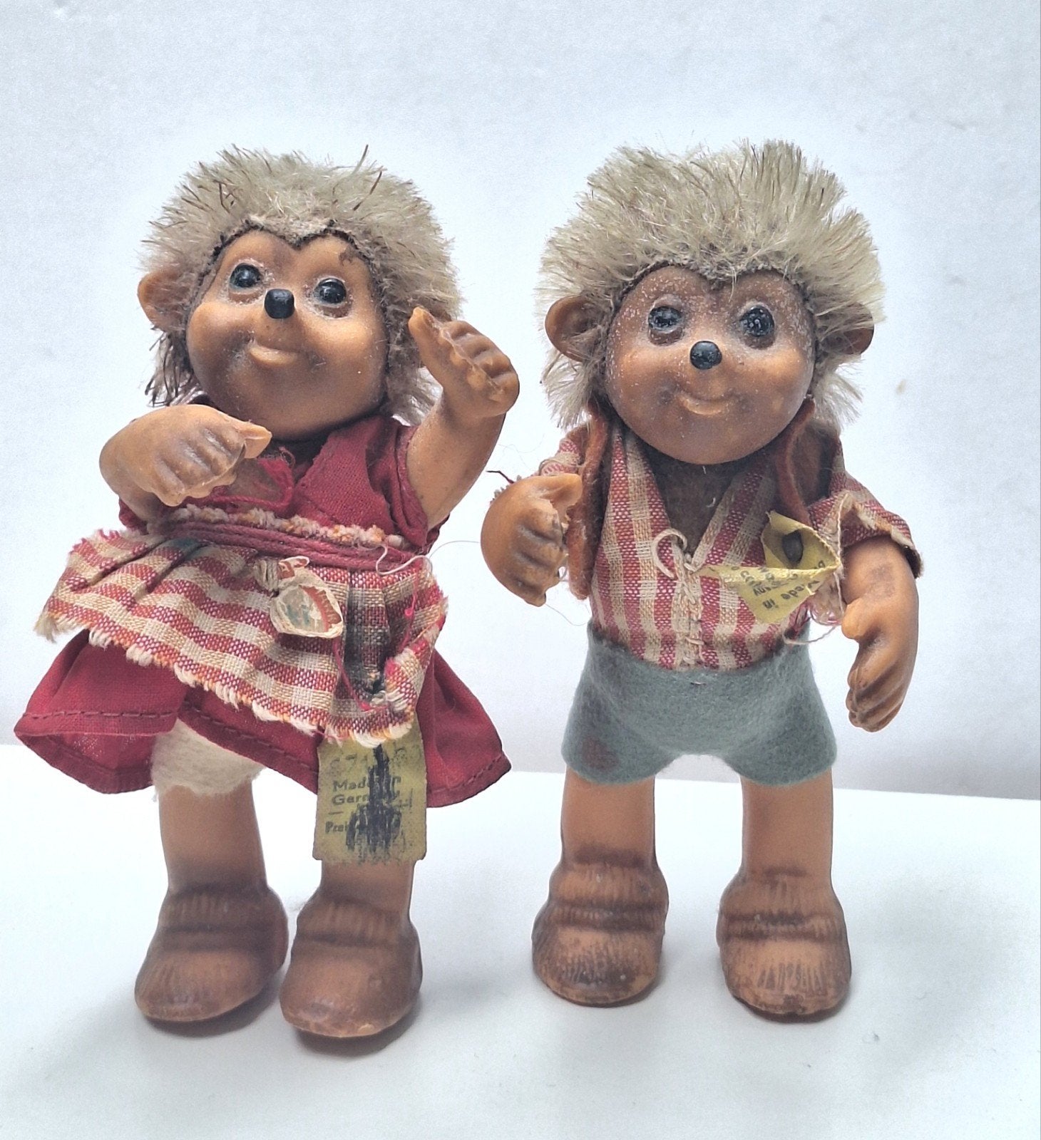 mecki , vintage egel echtpaartje, Ophalen of Verzenden