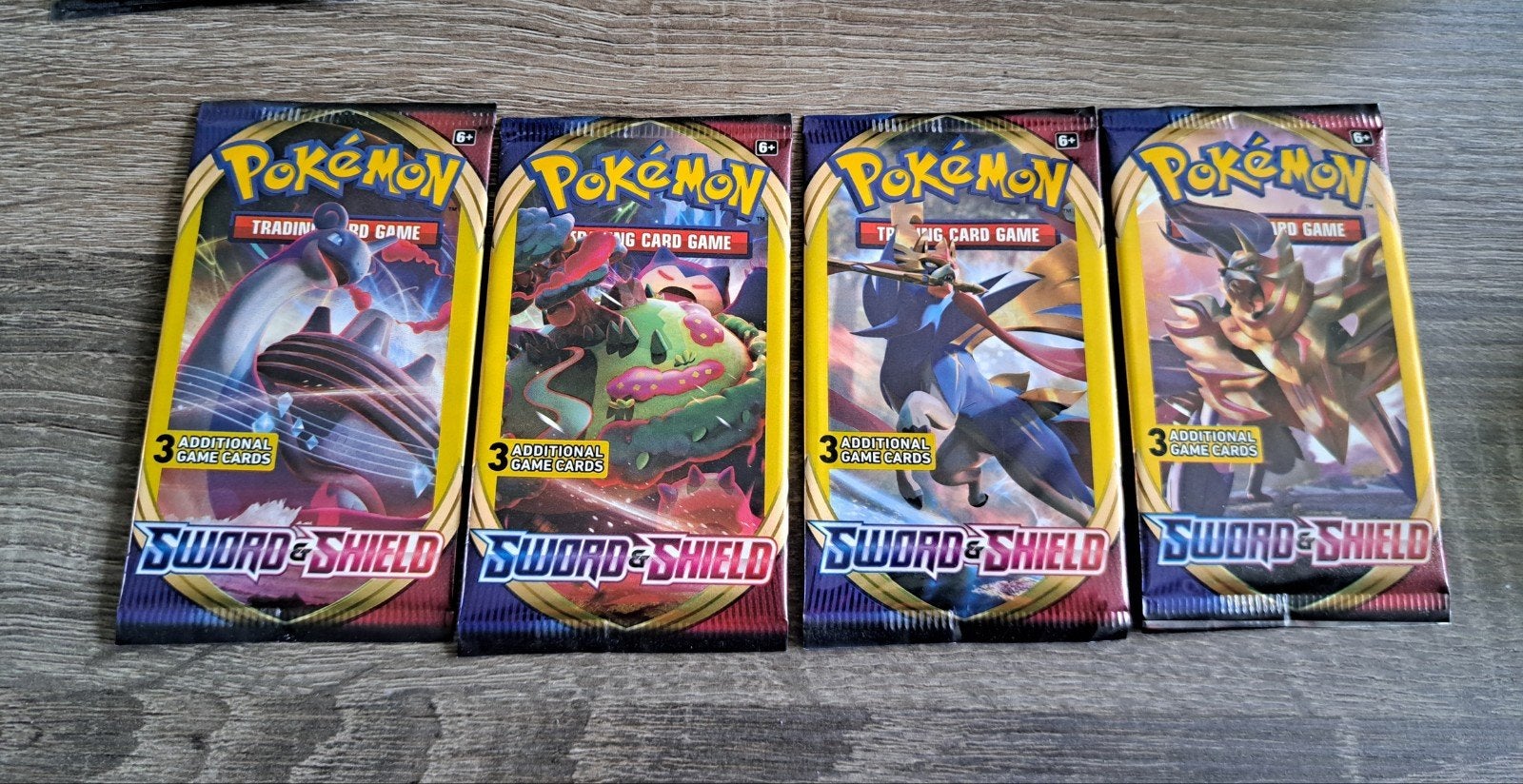 Pokémon Sword & Shield dollar! Packs (4 stuks), Ophalen of Verzenden