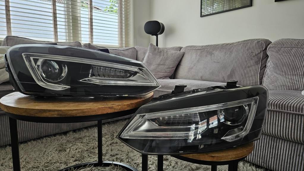 Koplampen VLAND Polo 6R 6C 2009 2017 - Set Links & Rechts, Auto-onderdelen, Verlichting, Ophalen of Verzenden, Gebruikt, Volkswagen