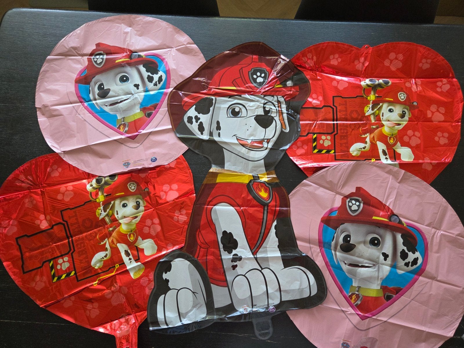 Marshall * Paw Patrol * set van 5 folie ballonnen, Hobby en Vrije tijd, Feestartikelen, Ophalen of Verzenden, Nieuw, Versiering